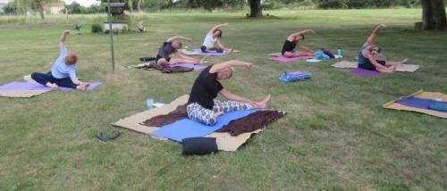 yoga outdoor back end
